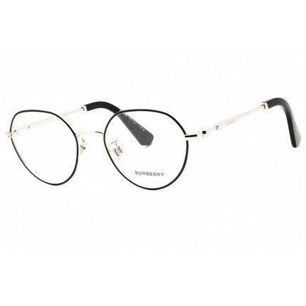 Burberry Men's Eyeglasses - Black Metal Round Shape Full Rim Frame | 0BE1388D 1230 ,