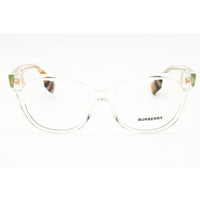Burberry Women's Eyeglasses - Transparent Acetate Cat Eye Shape Frame | 0BE2375 3024 ,
