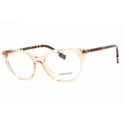 Burberry Women's Eyeglasses - Transparent Peach Acetate Oval Frame | 0BE2389 4088 ,