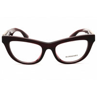 Burberry Women's Eyeglasses - Transparent Red Checkered Full Rim Frame | 0BE2406U 4115 ,