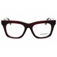 Burberry Women's Eyeglasses - Checkered Red Rectangular Frame, 49mm | 0BE2407 4115 ,