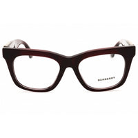 Burberry Women's Eyeglasses - Checkered Red Rectangular Frame, 51mm | 0BE2407 4115 ,