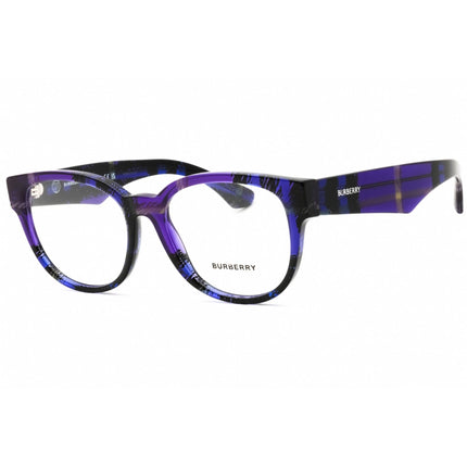 Burberry Women's Eyeglasses - Transparent Checkered Violet Full Rim | 0BE2410 4113 ,