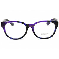 Burberry Women's Eyeglasses - Transparent Checkered Violet Full Rim | 0BE2410 4113 ,