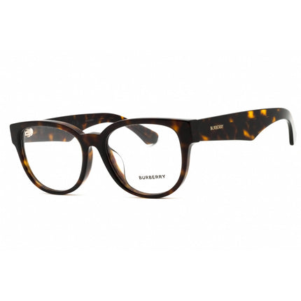 Burberry Women's Eyeglasses - Dark Havana Acetate Round Full Rim Frame | 0BE2410F 3002 ,