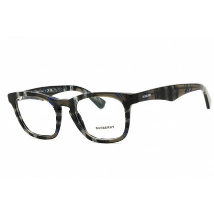 Burberry Men's Eyeglasses - Checkered Grey Acetate Rectangular Frame | 0BE2417 4147 ,