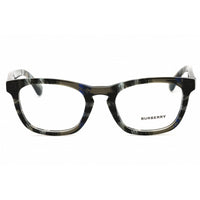 Burberry Men's Eyeglasses - Checkered Grey Acetate Rectangular Frame | 0BE2417 4147 ,