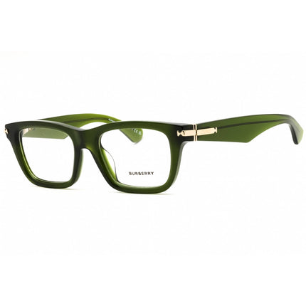 Burberry Men's Eyeglasses - Green Acetate Rectangular Full Rim Frame | 0BE2419F 4148 ,