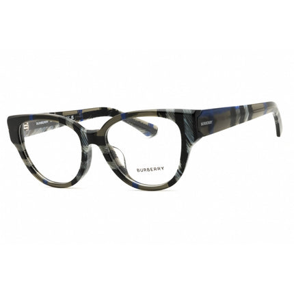 Burberry Women's Eyeglasses - Checkered Lichen Grey Acetate Frame | 0BE2421F 4147 ,