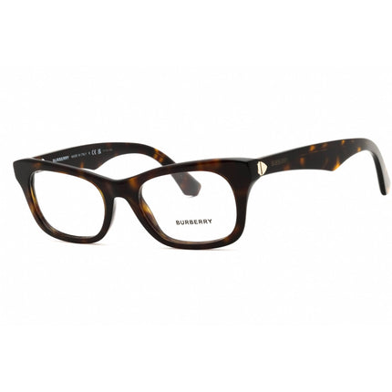 Burberry Women's Eyeglasses - Dark Havana Rectangular Shape Frame, 50mm | 0BE2422 3002 ,