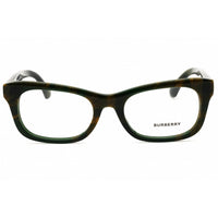 Burberry Women's Eyeglasses - Checkered Green Rectangular Frame, 52mm | 0BE2422 4125 ,