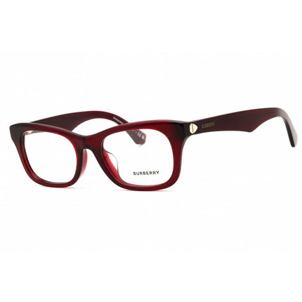 Burberry Women's Eyeglasses - Bordeaux Acetate Rectangular Shape Frame | 0BE2422F 4128 ,