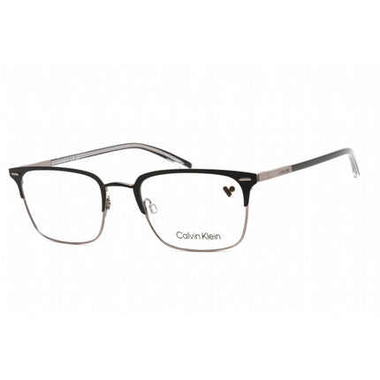 Calvin Klein Men's Eyeglasses - Satin Black Rectangular Full Rim Frame | CK21302 001 ,