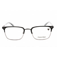 Calvin Klein Men's Eyeglasses - Satin Black Rectangular Full Rim Frame | CK21302 001 ,