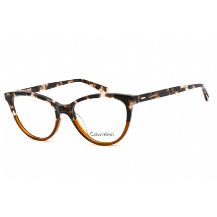 Calvin Klein Women's Eyeglasses - Sand Tortoise Plastic Full Rim Frame | CK21519 281 ,