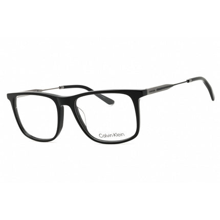Calvin Klein Men's Eyeglasses - Black Acetate Round Shape Full Rim Frame | CK21700 001 ,