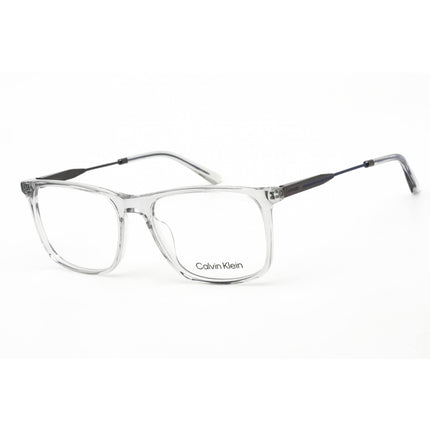 Calvin Klein Men's Eyeglasses - Crystal Smoke Acetate Full Rim Frame | CK21700 070 ,