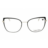Calvin Klein Women's Eyeglasses - Black/Silver Metal Full Rim Frame | CK22101 072 ,