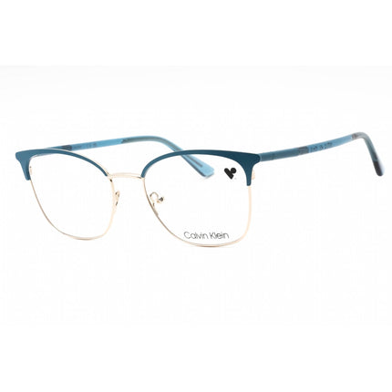 Calvin Klein Women's Eyeglasses - Petrol Metal Rectangular Shape Frame | CK22119 431 ,