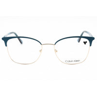 Calvin Klein Women's Eyeglasses - Petrol Metal Rectangular Shape Frame | CK22119 431 ,