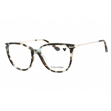 Calvin Klein Women's Eyeglasses - Aqua Tortoise Acetate Full Rim Frame | CK22500 444 ,