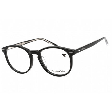 Calvin Klein Unisex Eyeglasses - Black Acetate Round Full Rim Frame | CK22504 001 ,