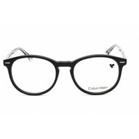 Calvin Klein Unisex Eyeglasses - Black Acetate Round Full Rim Frame | CK22504 001 ,