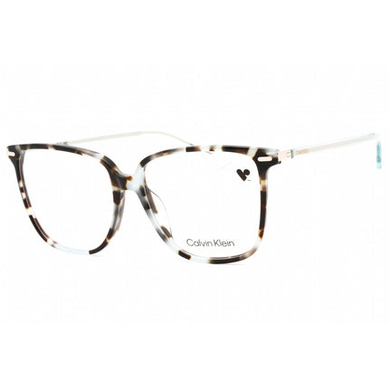 Calvin Klein Women's Eyeglasses - Aqua Tortoise Rectangular Shape Frame | CK22543N 444 ,