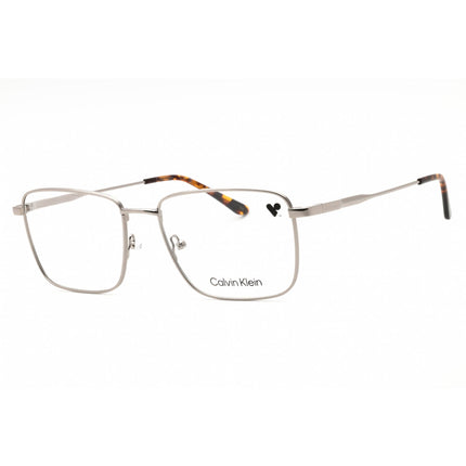 Calvin Klein Men's Eyeglasses - Light Gun Metal Rectangular Shape Frame | CK25104 071 ,