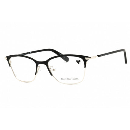 Calvin Klein Jeans Women's Eyeglasses - Satin Black Rectangular Frame | CKJ19312 001 ,