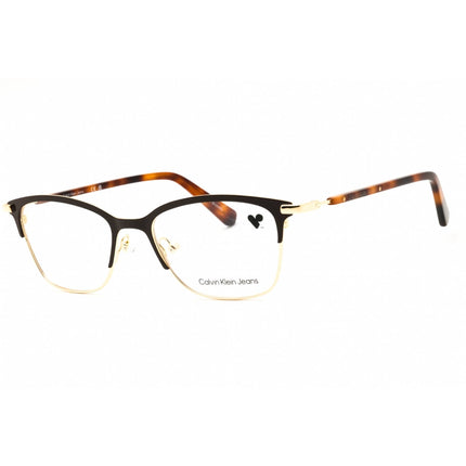 Calvin Klein Jeans Women's Eyeglasses - Satin Brown Rectangular Frame | CKJ19312 210 ,
