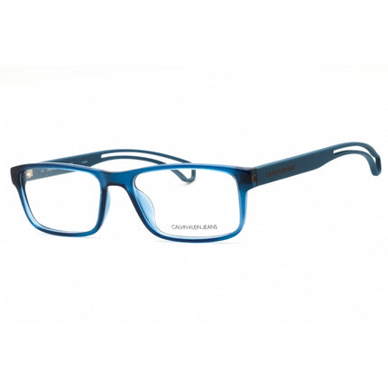 Calvin Klein Jeans Unisex Eyeglasses - Crystal Blue Full Rim Frame | CKJ19509 400 ,