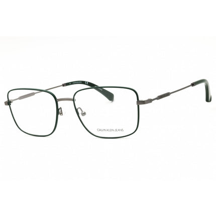 Calvin Klein Jeans Men's Eyeglasses - Satin Hunter Rectangular Frame | CKJ20104 304 ,