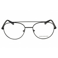 Calvin Klein Jeans Unisex Eyeglasses - Matte Black Metal Round Frame | CKJ20304 001 ,