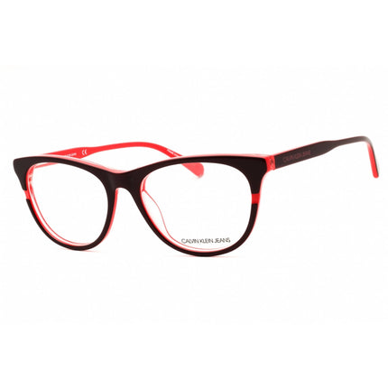 Calvin Klein Jeans Women's Eyeglasses - Dark Brown/Coral Full Rim Frame | CKJ20641 204 ,