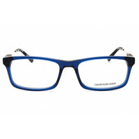 Calvin Klein Jeans Men's Eyeglasses - Crystal Dark Blue Acetate Frame | CKJ20809 401 ,