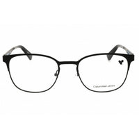 Calvin Klein Jeans Men's Eyeglasses - Matte Black Metal Oval Frame | CKJ21225 002 ,