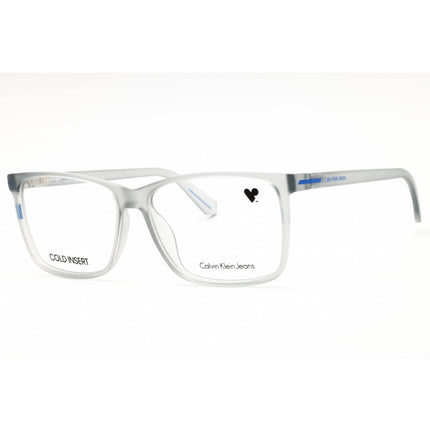Calvin Klein Jeans Men's Eyeglasses - Crystal Clear Full Rim Frame | CKJ21635 971 ,