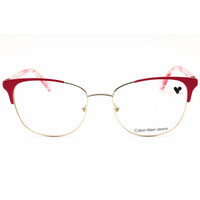 Calvin Klein Jeans Women's Eyeglasses - Gold/Pink Metal Cat Eye Frame | CKJ22218 719 ,