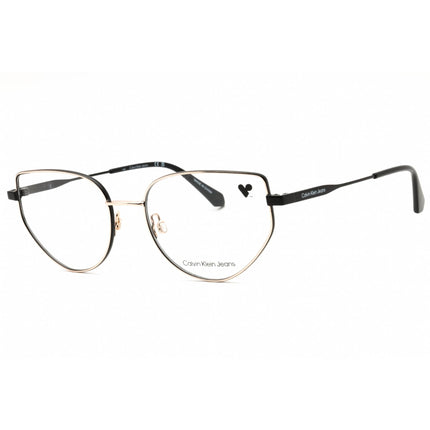 Calvin Klein Jeans Women's Eyeglasses - Gold/Black Metal Full Rim Frame | CKJ22219 722 ,