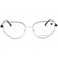 Calvin Klein Jeans Women's Eyeglasses - Gold/Black Metal Full Rim Frame | CKJ22219 722 ,