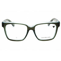Calvin Klein Jeans Women's Eyeglasses - Green Rectangular Shape Frame | CKJ24619 300 ,