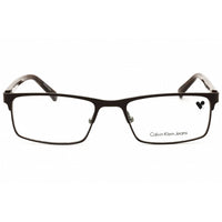 Calvin Klein Jeans Men's Eyeglasses - Brown Metal Rectangular Shape Frame | CKJ527 200 ,