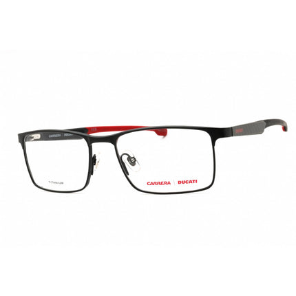 Carrera Men's Eyeglasses - Black/Red Metal Rectangular Frame | CARDUC 027 0OIT 00 ,