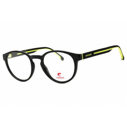 Carrera Men's Eyeglasses - Black/Green Plastic Round Full Rim Frame | 8886 07ZJ 00 ,