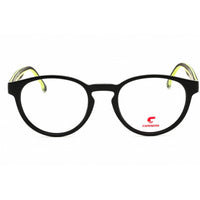 Carrera Men's Eyeglasses - Black/Green Plastic Round Full Rim Frame | 8886 07ZJ 00 ,