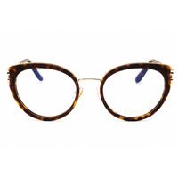 Chopard Women's Eyeglasses - Havana Metal Cat Eye Full Rim Frame | VCH367S 0909 ,