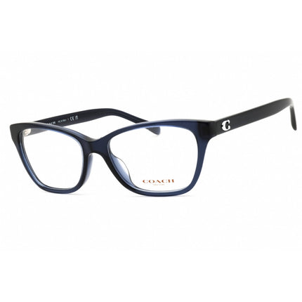Coach Women's Eyeglasses - Transparent Blue Acetate Cat Eye Frame | 0HC6196U 5714 ,