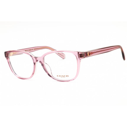 Coach Women's Eyeglasses - Transparent Pink/Powder Grey Oval Frame | 0HC6224U 5782 ,