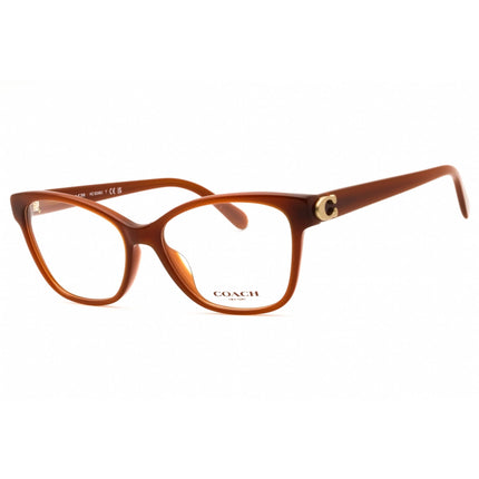 Coach Women's Eyeglasses - Hazelnut Brown Acetate Cat Eye Frame | 0HC6246U 5841 ,
